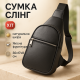 Сумка-кроссбоди молодежная, Мужская сумка через плечо вместительная, Кожаная сумка кросс-боди FZ-97