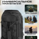 Тактическая дорожная сумка-рюкзак 2 в 1 — упрочненная, универсальная черная ML-24