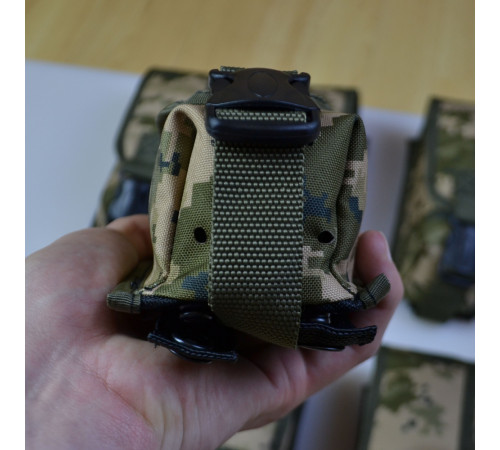 Подсумок на 2 магазина двойной из кордуры пиксель MOLLE тактический DI-53