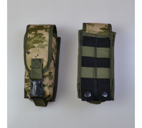 Подсумок на 2 магазина двойной из кордуры пиксель MOLLE тактический DI-53