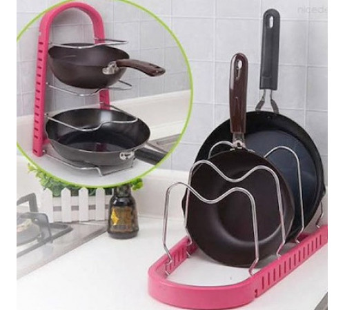 Стойка для сковородок Frying pan rack color