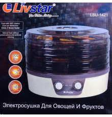 Сушилка Для Овощей И Фруктов с Температуры + Таймера 300 Вт LSU 1421 (4 шт/ящ)