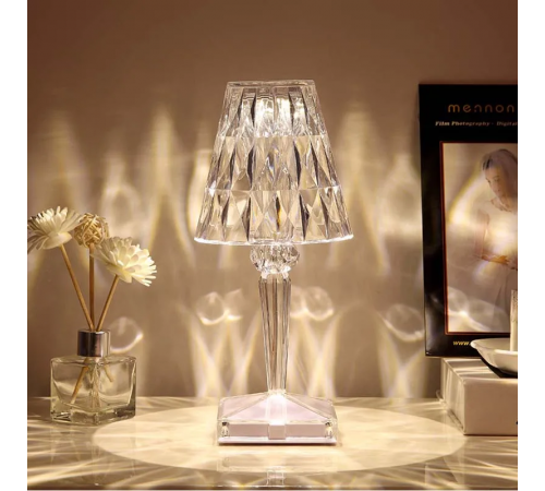 Настільна лампа Diamond Design Сучасний світлодіодний LED Light Touch USB