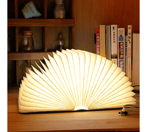 Светильник-книга, ночник книжка VHG Foldable Book Lamp Brown