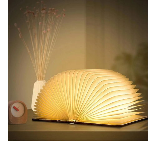 Светильник-книга, ночник книжка VHG Foldable Book Lamp Brown