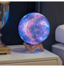 Ночник лампа сенсорный 3D космос Moon-light