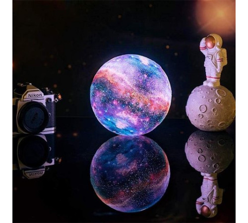 Ночник лампа сенсорный 3D космос Moon-light