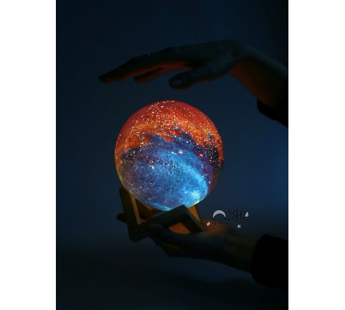 Ночник лампа сенсорный 3D космос Moon-light