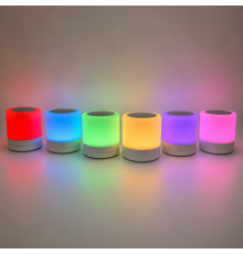 Настольная LED лампа ночник Mini touch lamp / Портативный светильник-ночник от USB / Нічник акумуляторний RGB