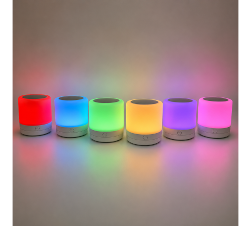 Настольная LED лампа ночник Mini touch lamp / Портативный светильник-ночник от USB / Нічник акумуляторний RGB