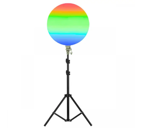 Круглая светодиодная лампа 45см RGB-LED Fill Light GS-450 цветная с пультом для фото и видео