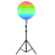 Круглая светодиодная лампа 45см RGB-LED Fill Light GS-450 цветная с пультом для фото и видео