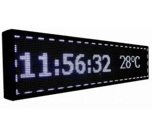 Внутренняя светодиодная строка, программируемая, 100*20 White (белые LED диоды) внутренняя
