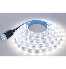 Светодиодная LED SMD 3528 лента 5 вольт для повербанка USB светильник от Power Bank 5 м