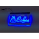 Светодиодная вывеска Кофе Cofe