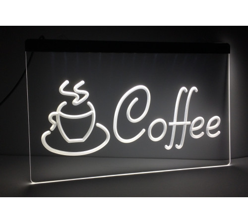 Светодиодная вывеска Кофе Cofe