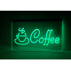 Светодиодная вывеска Кофе Cofe
