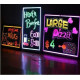 Светящийся борд. LED доска FLUORECENT BOARD 60*80 c фломастером и салфеткой