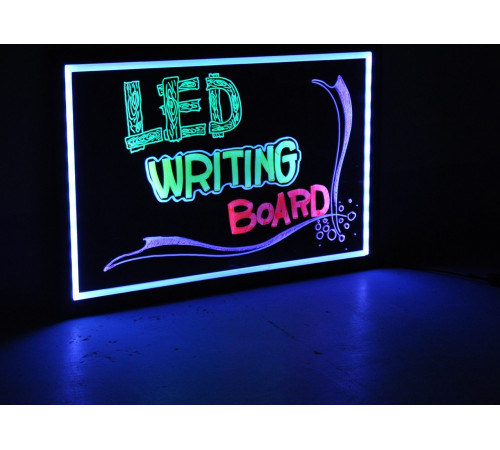 Светящийся борд LED доска FLUORECENT BOARD 40*60 c фломастером и салфеткой
