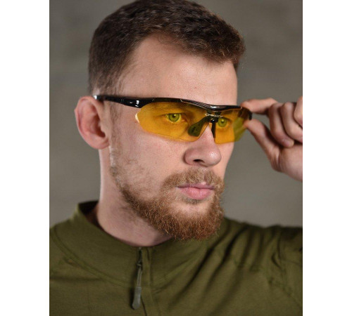 Очки тактические защитные в чехле Oakley M-Frame Hybride Баллистические очки ЛГ7158
