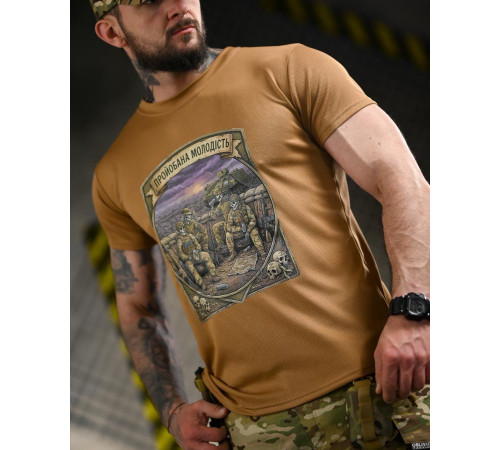 Тактична футболка BORN OF WAR Молодість coyot ВТ4717 за 549 грн