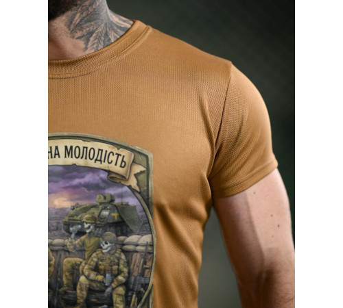 Тактична футболка BORN OF WAR Молодість coyot ВТ4717 за 549 грн