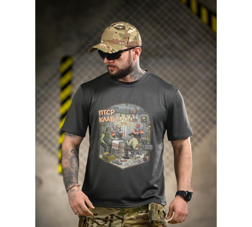 Тактична футболка BORN OF WAR ПТСР клаб grey ВТ4732 за 549 грн