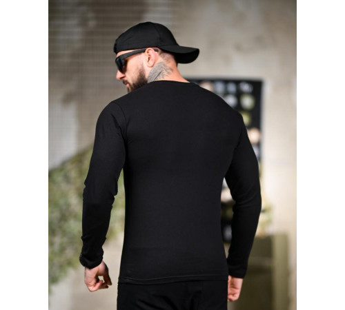 Лонгслів “Тризуб” Black Edition ВТ7115 за 451 грн