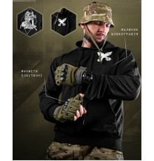 Тактична худі MAKLIN міномет чорна ДЛ7060