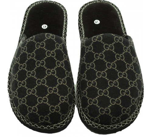 Хатні капці закриті коричневі GG кімнатні капці для хлопчика 40