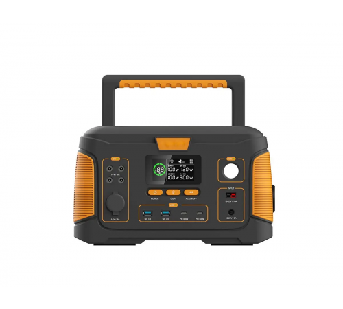 Электоростанция WX1439, 1000W (252 000 мАч), чистая синусоида, USB, Type-C, DC, 2 розетки, фонарь