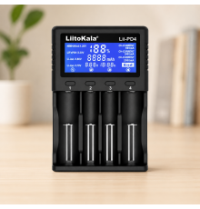 Універсальний зарядний пристрій LiitoKala Lii PD4 АА, ААА,18650, 26650, 21700 Li-Ion c LCD / Зарядний пристрій з дисплеєм