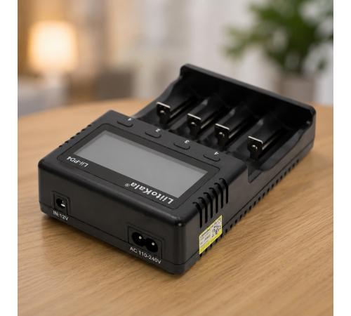 Універсальний зарядний пристрій LiitoKala Lii PD4 АА, ААА,18650, 26650, 21700 Li-Ion c LCD / Зарядний пристрій з дисплеєм