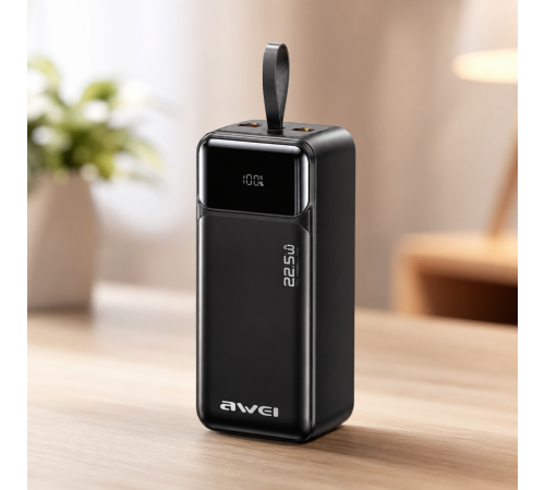 Мобільні зарядні пристрої AWEI PA 105 / POWER BANK 22,5W / Павербанк 40000mah