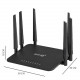 Роутер Модем Wi Fi LV-WR50Q 6 антен / Маршрутизатор беспроводной роутер WIFI (AND LV-WR50Q)
