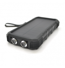 Power bank 20000 mAh Solar, Type-C/PD/QC3.0, ударозахищений