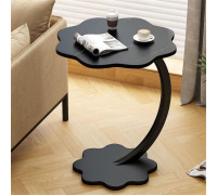 Приліжковий кавовий столик Flower 40х30х60 см Чорний