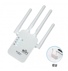 Беспроводной усилитель, повторитель Wi-Fi, Wi-Fi ретранслятор 2.4G, 4 антенны, Wi-Fi усилитель