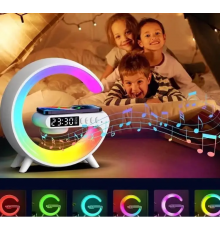Настільна смарт-лампа з бездротовою зарядкою та динаміком Smart Light Sound Machine G63
