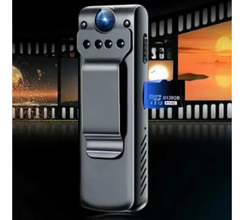 Портативная нагрудная мини-карманная камера с клипсой для одежды 1080P HD ночное видение NO109-110