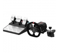 Руль игровой 3 педали PXN V10 Gaming Racing PC/PS3/PS4/XO/SWITCH Профессиональный игровой руль (270°/900°)
