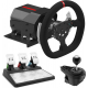 Руль игровой 3 педали PXN V10 Gaming Racing PC/PS3/PS4/XO/SWITCH Профессиональный игровой руль (270°/900°)