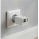 Адаптер Fast Charge 220v 4 USB D22 / Мережевий зарядний пристрій з підтримкою швидкого заряджання