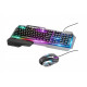 Клавиатура игровая проводная Hoco GM12 клавиатура и мышка с подсветкой LED RGB, Игровой комплект для ПК