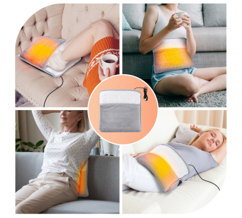 Электрогрелка для ног до 60°С (30×30см), от USB, Foot warmer / Термогрелка для ног / Электроковрик для ног