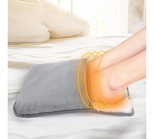Электрогрелка для ног до 60°С (30×30см), от USB, Foot warmer / Термогрелка для ног / Электроковрик для ног