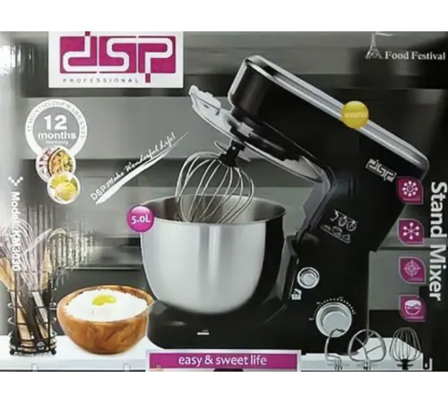 Міксер-тістоміс стаціонарний DSP KM3030 white за 5664 грн