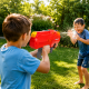 Водяной пистолет детский крокодил Water Gun 550мл / Бластер аккумуляторный водный автомат с автоматическим набором воды