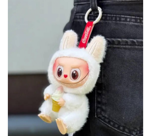 Игрушка Лабубу сюрприз мягкий брелок Labubu McDonalds Coca-Cola Series для сумки ключей