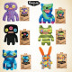 Дитяча м'яка іграшка 23см Fuggler Funny Ugly Monster